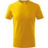 Tričko detské Malfini Basic - žlté, 134