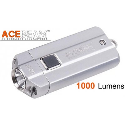 Prívesok na kľúče LED Acebeam UC15 Strieborná