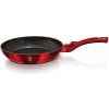 BERLINGERHAUS Pánev s mramorovým povrchem 24 cm Burgundy Metallic Line BH-1252