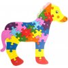 Drevené puzzle Koník (Drevené puzzle pre deti XH20)