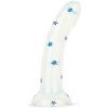 EasyToys Blossom Bliss Medium Dildo with Blue Flowers (19 cm), dildo s trblietkami