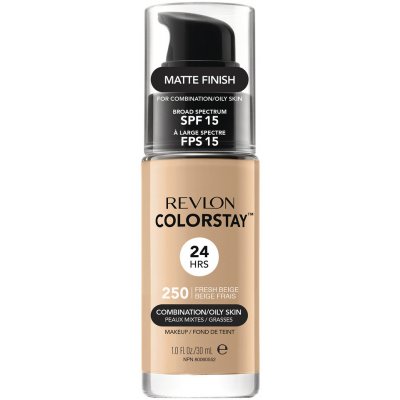 Revlon, ColorStay™ Makeup pre zmiešanú/mastnú pleť Podkladová báza SPF15 pre zmiešanú a mastnú pleť 250 Fresh Beige 30ml