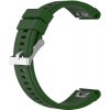 eses Silikónový remienok pre Garmin - Tmavo zelený, QuickFit 26mm