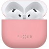 Fixed - Silky Case silikónové puzdro s hladkým povrchom pre AirPods 4 - ružové