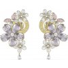 Guess Nádherné pozlátené náušnice kvety Lily JUBE05101JWYGMCT/U