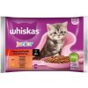 WHISKAS Junior vrecko 4x85g Classic Meals krmivo pre mačiatka v omáčke s hovädzím a kuracím mäsom