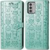 PROTEMIO 66541 ART Peňaženkový kryt Nokia G42 5G ANIMALS zelený