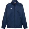 Pánska športová bunda Puma, TEAMGOAL ALL WEATHER JACKET tmavo modrá,biela M