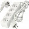 Predlžovací Kábel do zásuvky Berge 1,5 m 4 ks zásuviek, biely