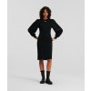 Karl Lagerfeld Double Jersey Dress čierna