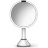 Kozmetické zrkadielko Simplehuman Dual Touch perleťovo biela SHST3054