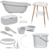 BÉBÉ JÚ Sada digitálna kúpacia Sense Plus 8 dielna Light Grey