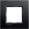 BTicino LivingLight rám štvorcový 2-modulový LNA4802AR farba antracitová