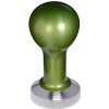 Buna café tamper, kov, zelený, 49 mm, nerez mat, plochý