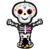 Amscan Fóliový balón Halloween - Dia de Los Muertos kostra 66 x 86 cm