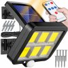 LED SOLARNA LAMPA 250W 8000lm SNÍMAČ POHYBU A SÚMRAKU + DIAĽKOVÉ OVLÁDANIE