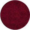 Ayyildiz , Kusový koberec Life Shaggy 1500 red kruh, 80x80 (priemer) kruh, červená, obývacia izba