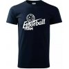 Florbal team - Klasické pánske tričko vyššej gramáže - 2XL ( Tmavomodrá (veľmi tmavá - skoro čierna) )