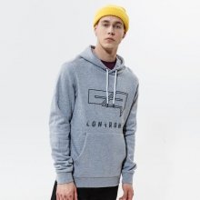 Confront S Kapucňou Logo Hoody Grey Sivá