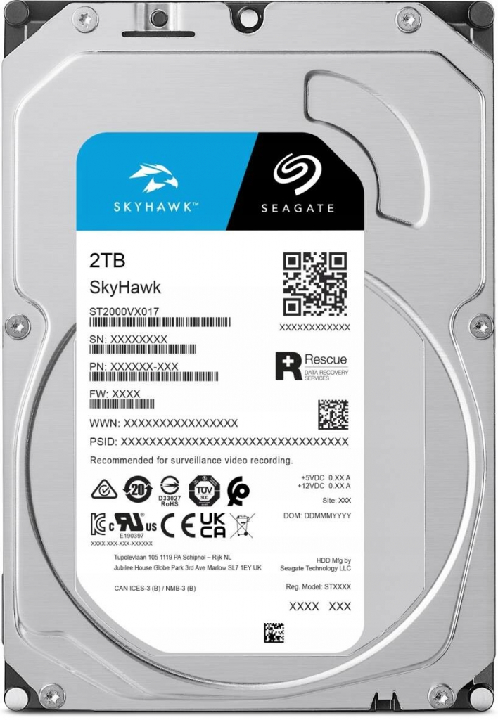 Seagate SkyHawk 2TB, ST2000VX017