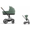 Cybex Platinum CYBEX Priam Set leaf green 2023 chrome with brown details