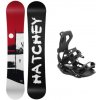 Hatchey Legacy snowboard + Hatchey Fastec vázání - 163 cm Wide + M, black (EU 39-42)