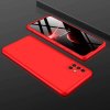 SES Ochranný 360 ° celotelový plastový kryt pre Xiaomi Redmi Note 10 5G - červený 9220