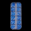 d-nails Svietiace Neónové Kamienky Neon Blue 500 ks v boxe