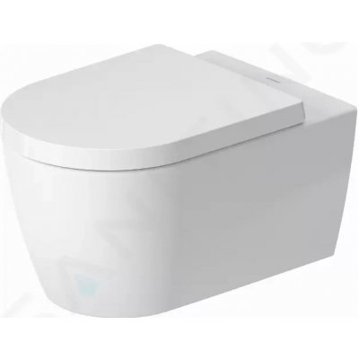 DURAVIT - ME by Starck Závesné WC s doskou SoftClose, Rimless, HygieneGlaze, biela 45790920A1