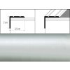 Prechodové lišty A36 - SCHODOVÉ šírka 2,5 x výška 2 x dĺžka 90 cm - strieborná