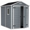Zahradní domek Keter MANOR 6 x 8 DD šedý / bílý, s podlahou (230448)
