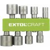 EXTOL Hlavice nástrčné so 6-hrannou stopkou 1/4“, 8-dielna sada