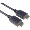 PremiumCord HDMI 2.0 Vysokorýchlostný + ethernetový kábel, pozlátené konektory, 1 m kphdm2-1