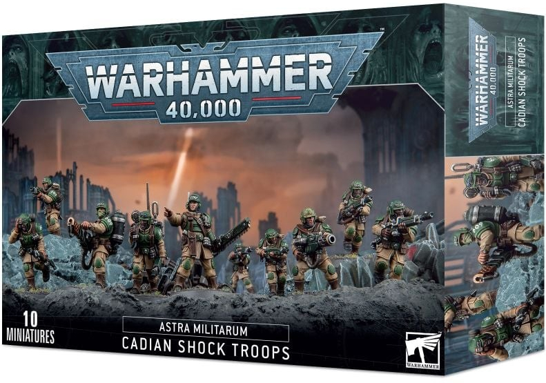 GW Warhammer Astra Militarum: Cadian Shock Troops