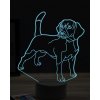 Beling 3D lampa, Beagle1, 16 farebná, PS03