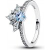 Pandora Strieborný prsteň Diadém kráľovnej Elsy Disney 194134C01 58 mm