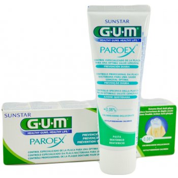 G.U.M zubná pasta paroex (CHX 0,06%) 75 ml