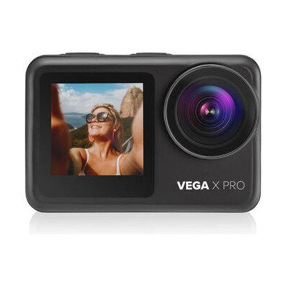 Niceboy VEGA X PRO / Outdoorová kamera / 2 amp; predné 1.4 LCD / 4K @ 60FPS / WiFi / micro-HDMI / micro-USB / microSD (vega-x-pro)