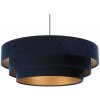 BPS Koncept Luster na lanku TRINITI 1xE27/60W/230V modrá/zlatá BS0315 + záruka 3 roky zadarmo