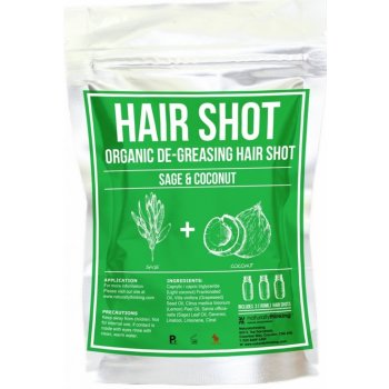 Naturally Thinking BIO Šalvia & Kokosový olej Hair Shot 3 x 10 ml
