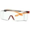 3M 3M SecureFit 3700, Ochranné okuliare cez okuliare, oranžové bočnice, povrchová úpravá Scotchgard