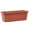 Plastia Samozavlažovací truhlík Bergamot 80 x 20 x 17 cm terakota