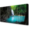 Obraz na plátne Jazero vodopád príroda 100x50 cm