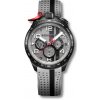 Čierne pánske hodinky Bomberg Watches s gumovým pásikom Racing HOCKENHEIM 45MM