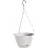 Prosperplast Ratolla Round W závesný 24,3 cm biela DRLW240