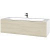 Dreja Umývadlová skrinka VARIANTE SZZ 120 pre úmyvadlo Finon - N01 Biela lesk / D24 Ohio