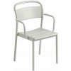 Muuto Stolička Linear Steel Armchair, grey
