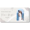 Personal Svadobný banner s fotkou - Gray Rozmer banner: 130 x 65 cm