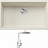 Blanco SUBLINE 700 U biela soft 527173 + Blanco MILA chróm 519414