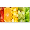 Foto obraz akrylový Ovocie a zelenina 100x50 cm